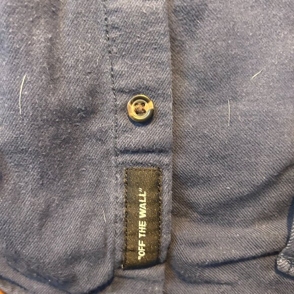 Vans Off The Wall Navy Flannel M - Picture 4 of 4